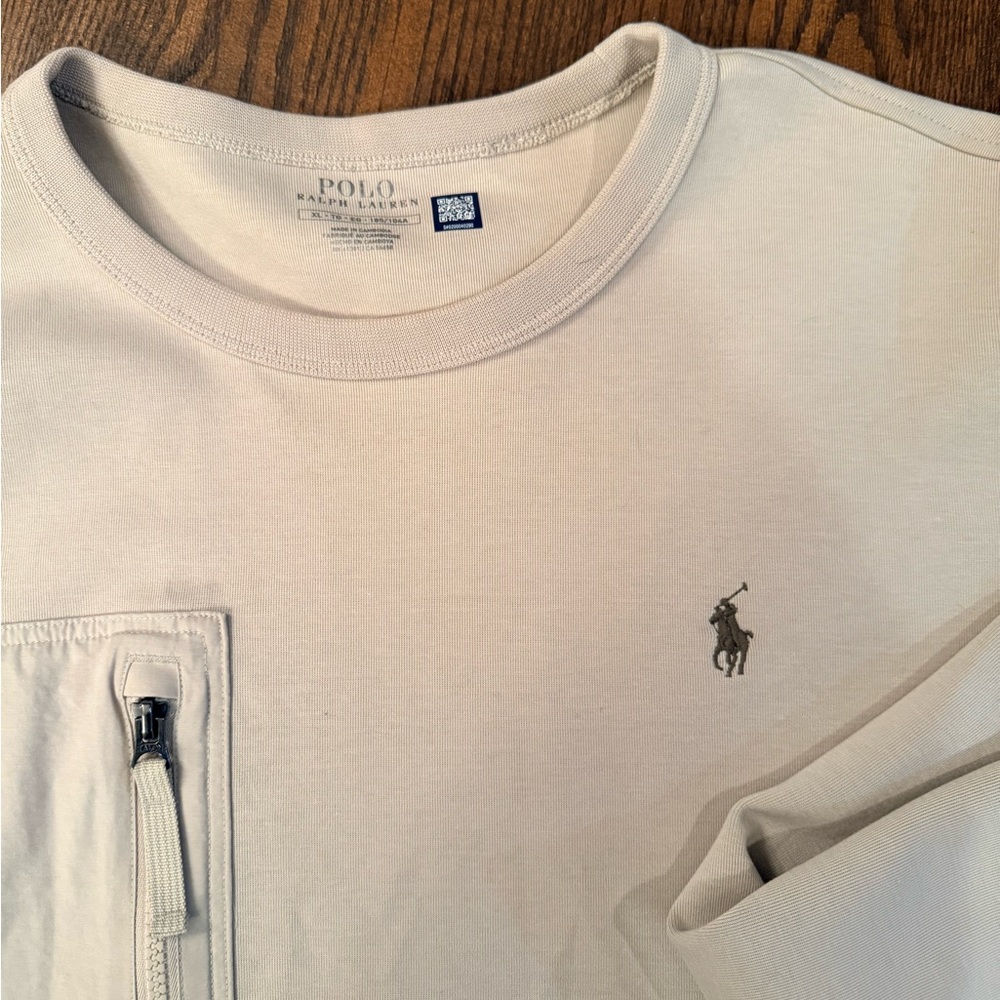 Polo by Ralph Lauren Men's Double-Knit pocketed sweatshirt. Size XL - Picture 1 of 7